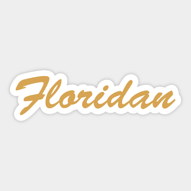 Floridan Sticker by Novel_Designs